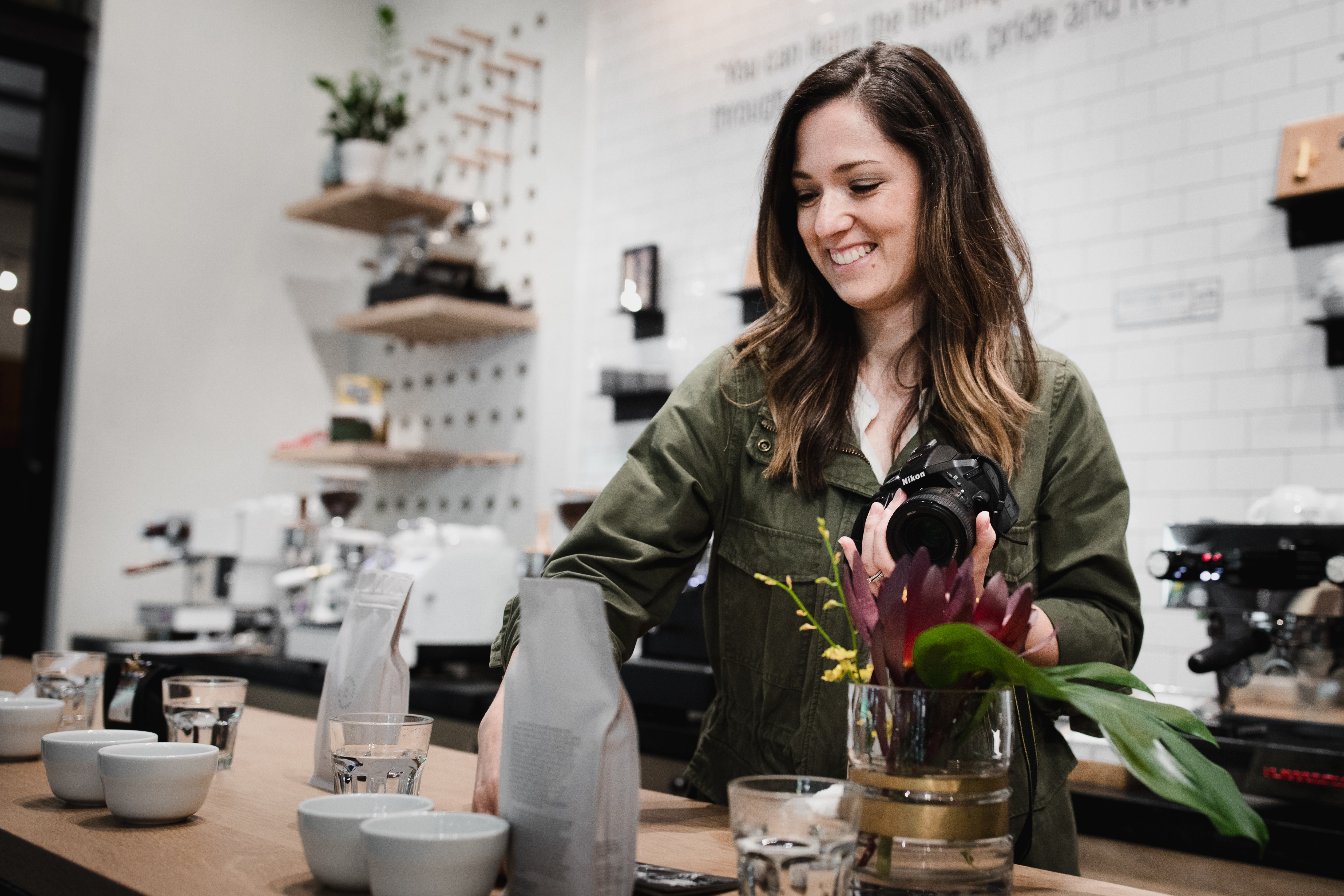 Jenn Callender at La Marzocco Cafe
